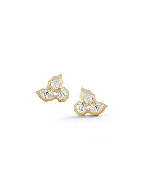 Jade Trau 18k Diamond Posey Cluster Studs